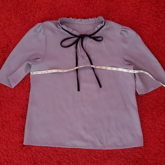 Tie Neck Shirt - Picture 2 of 3